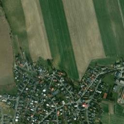 Chlebičov map(satellite map)