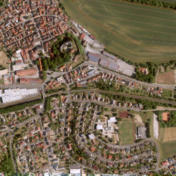 Thüngen map(satellite map)