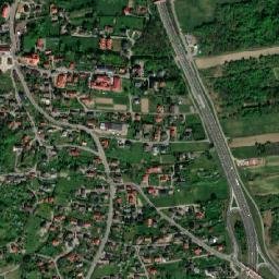 Mogilany map(satellite map)
