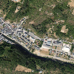 Vianden map(satellite map)