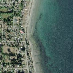 3968-3976 South Island Highway, Campbell River High Resolution Satellite Map