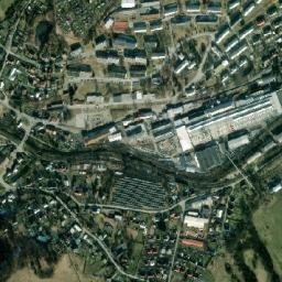 Břidličná map(satellite map)