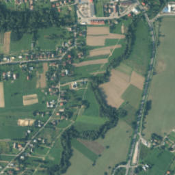 Gnojnik map(satellite map)