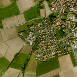 Frankenwinheim map(satellite map)