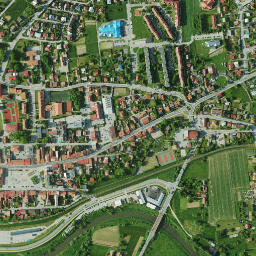 Strzyżów map(satellite map)