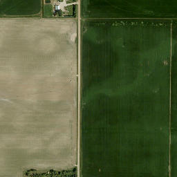 Satellite view of Picture Butte Golf Club