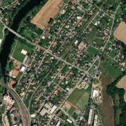 Čerčany map(satellite map)