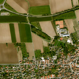 Kürnach map(satellite map)
