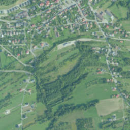 Lanckorona map(satellite map)