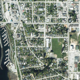 Powell River map(satellite map)