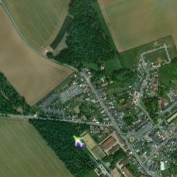 Chaulnes map(satellite map)