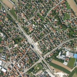 Hirschaid map(satellite map)