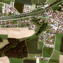 Vorbach map(satellite map)
