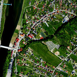 Porąbka map(satellite map)