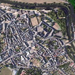 Echternach map(satellite map)