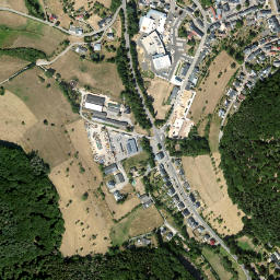 Medernach map(satellite map)