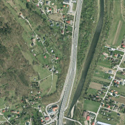 Stróża map(satellite map)