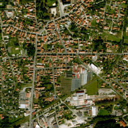 Wiesentheid map(satellite map)