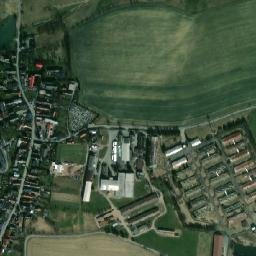 Březová map(satellite map)