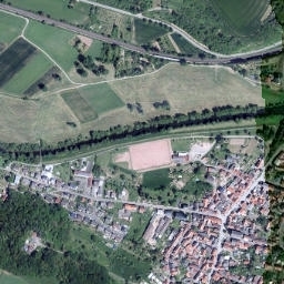 Staudernheim map(satellite map)