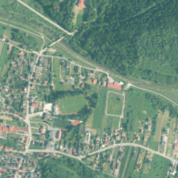 Zembrzyce map(satellite map)