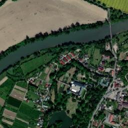 Krasiczyn map(satellite map)