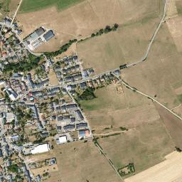 Heffingen map(satellite map)