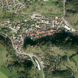 Pottenstein map(satellite map)