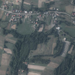 Nozdrzec map(satellite map)