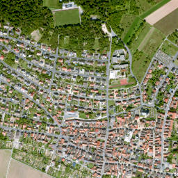 Helmstadt map(satellite map)