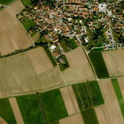 Buchbrunn map(satellite map)