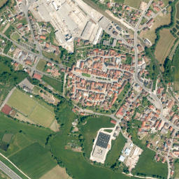 Schlüsselfeld map(satellite map)