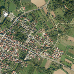 Pretzfeld map(satellite map)