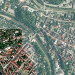 Cieszyn map(satellite map)