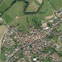 Kirchehrenbach map(satellite map)