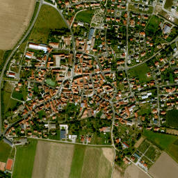Rödelsee map(satellite map)