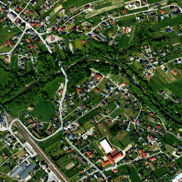 Łodygowice map(satellite map)