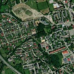 Ustroń map(satellite map)