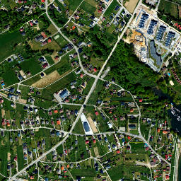 Zarzecze map(satellite map)
