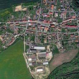 Kladruby map(satellite map)