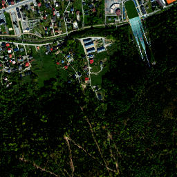 Szczyrk map(satellite map)