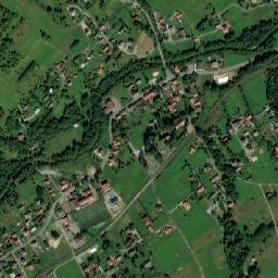Lachowice map(satellite map)
