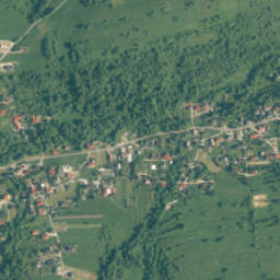 Grzechynia map(satellite map)