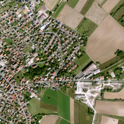 Kleinrinderfeld map(satellite map)