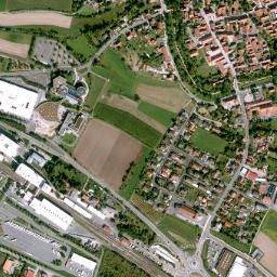 Iphofen map(satellite map)
