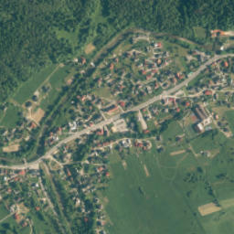 Skawica map(satellite map)