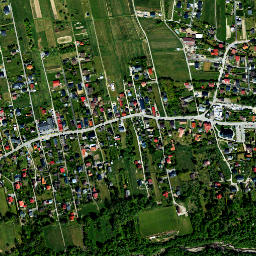 Leśna map(satellite map)