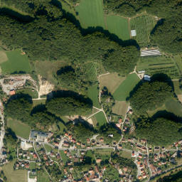 Hiltpoltstein map(satellite map)