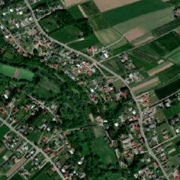 Haczów map(satellite map)