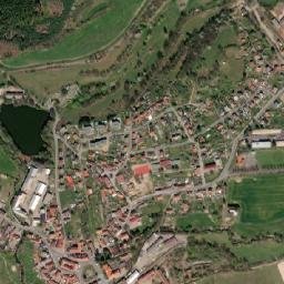 Kosova Hora map(satellite map)